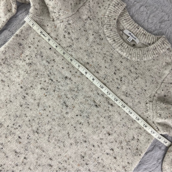 Madewell Donegal Button Sleeve Wool Blend Sweater Dress Beige Brown Size XS - Picture 10 of 14